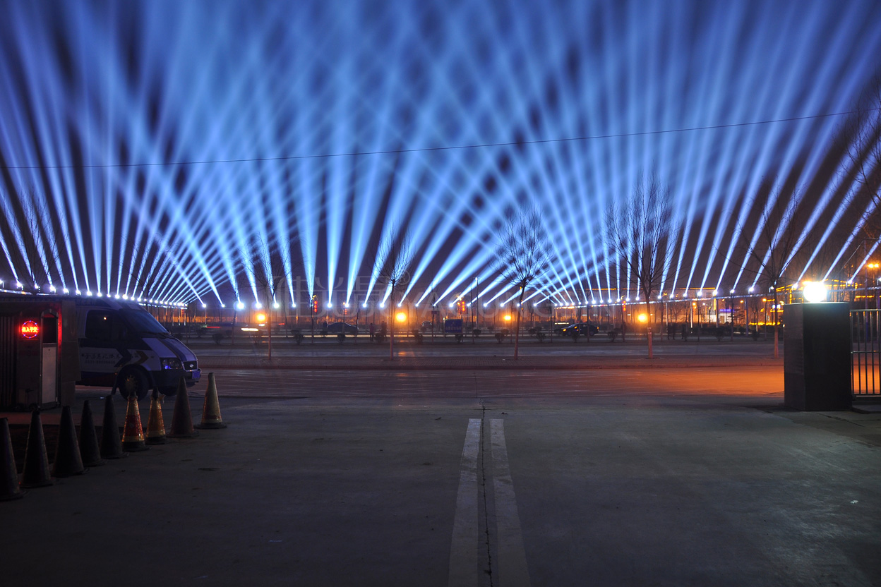 新泰市公園燈光秀-雅光晟案例